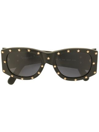 CHANEL Pre-Owned CC Star Studs Sunglasses - Farfetch