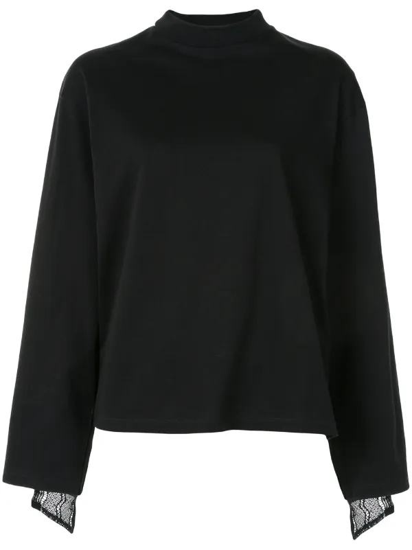 Le Ciel Bleu Back Lace Blouse Farfetch
