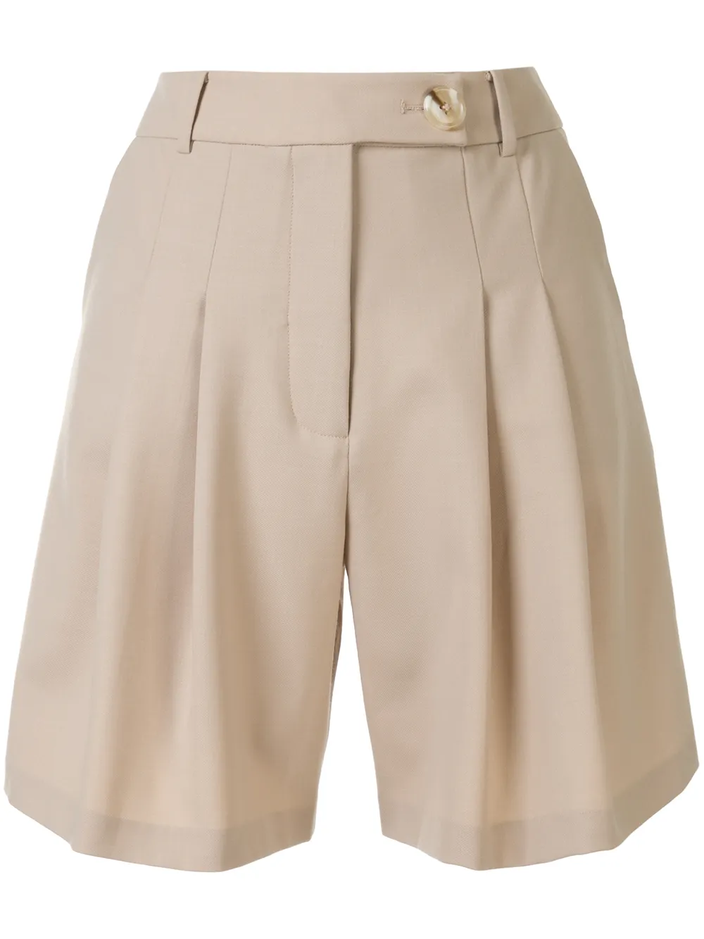 Pleated shorts clearance