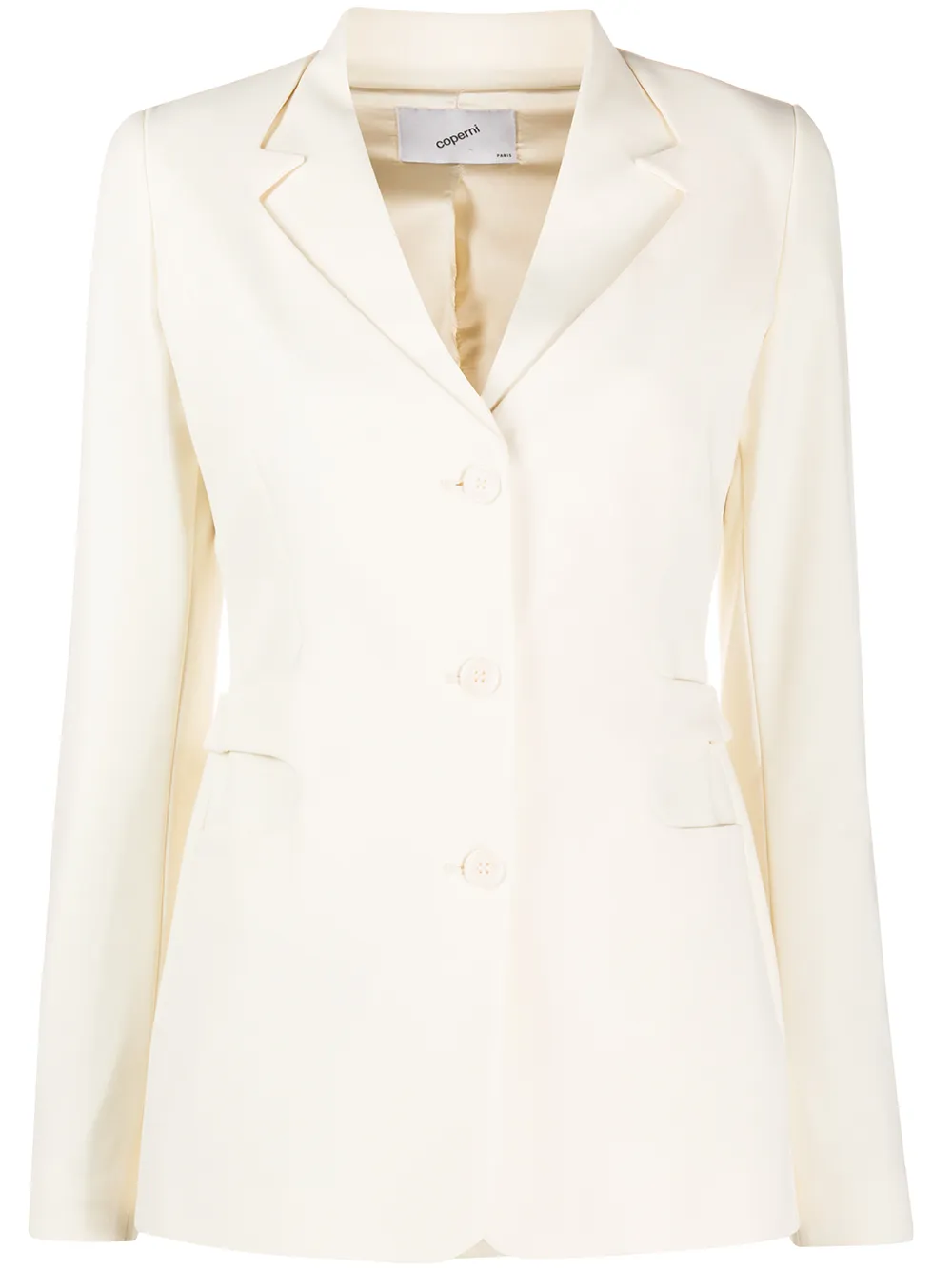 single-breasted belted blazer