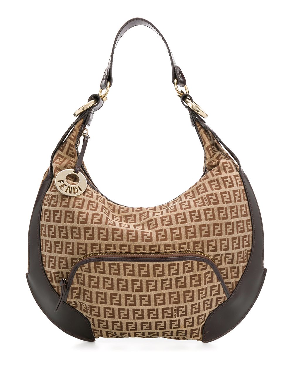 фото Fendi pre-owned ff monogram shoulder bag