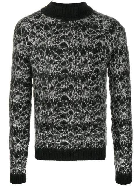 Saint Laurent suéter con cuello de tortuga 