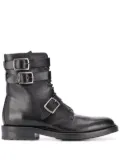 Saint Laurent Army 20 buckle boots - Black