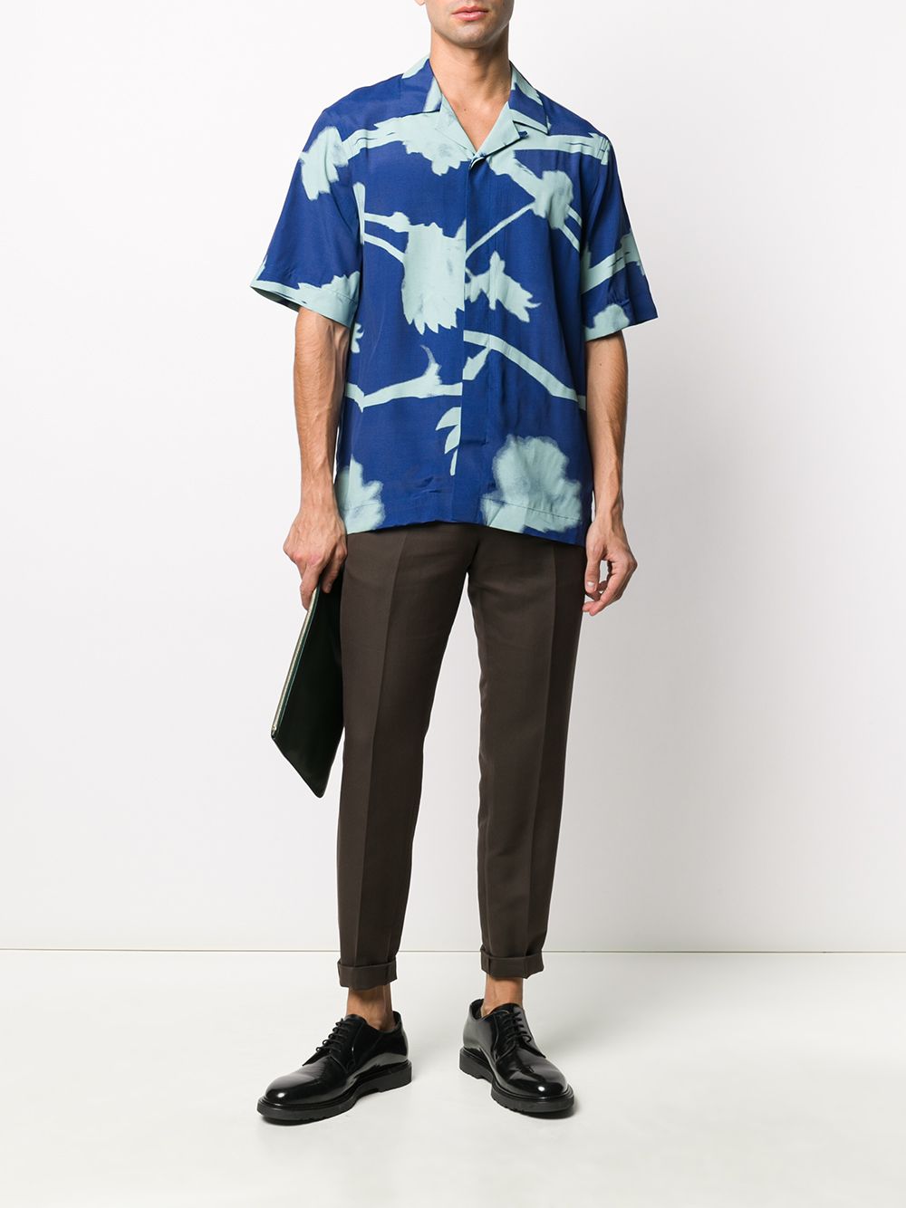 фото Paul smith floral print shortsleeved shirt