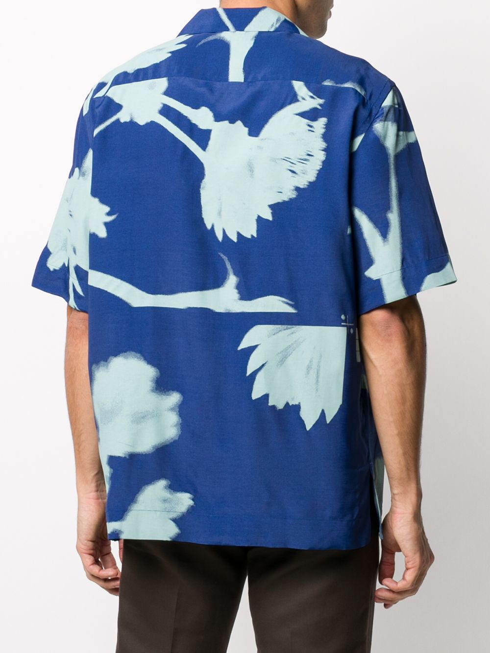 фото Paul smith floral print shortsleeved shirt