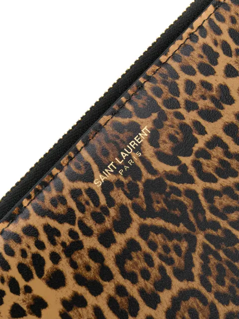 large leopard clutch