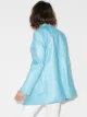 Materiel faux leather blazer