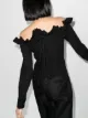 Marques'Almeida off-the-shoulder ruffle top