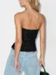 Marques'Almeida denim corset top