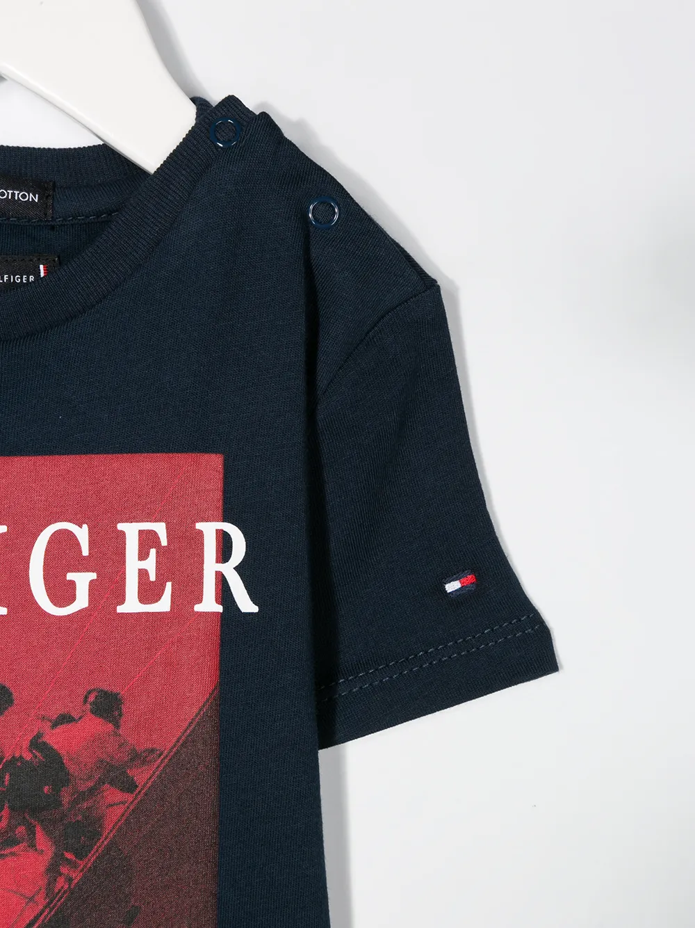 фото Tommy hilfiger junior logo print t-shirt