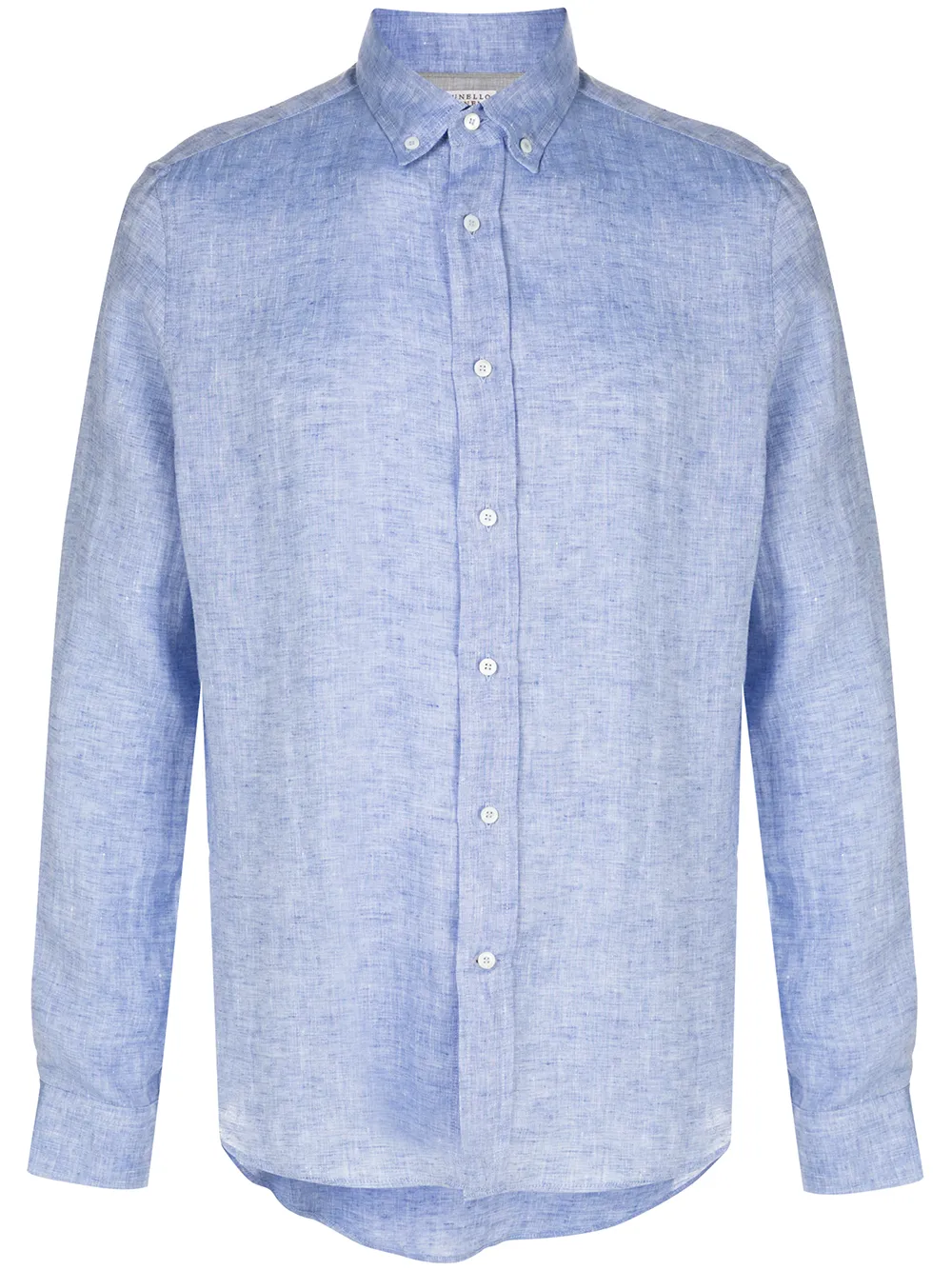 Click to view more detailed imagery on our partner's website Brunello Cucinelli Long Sleeve Shirt In Blue