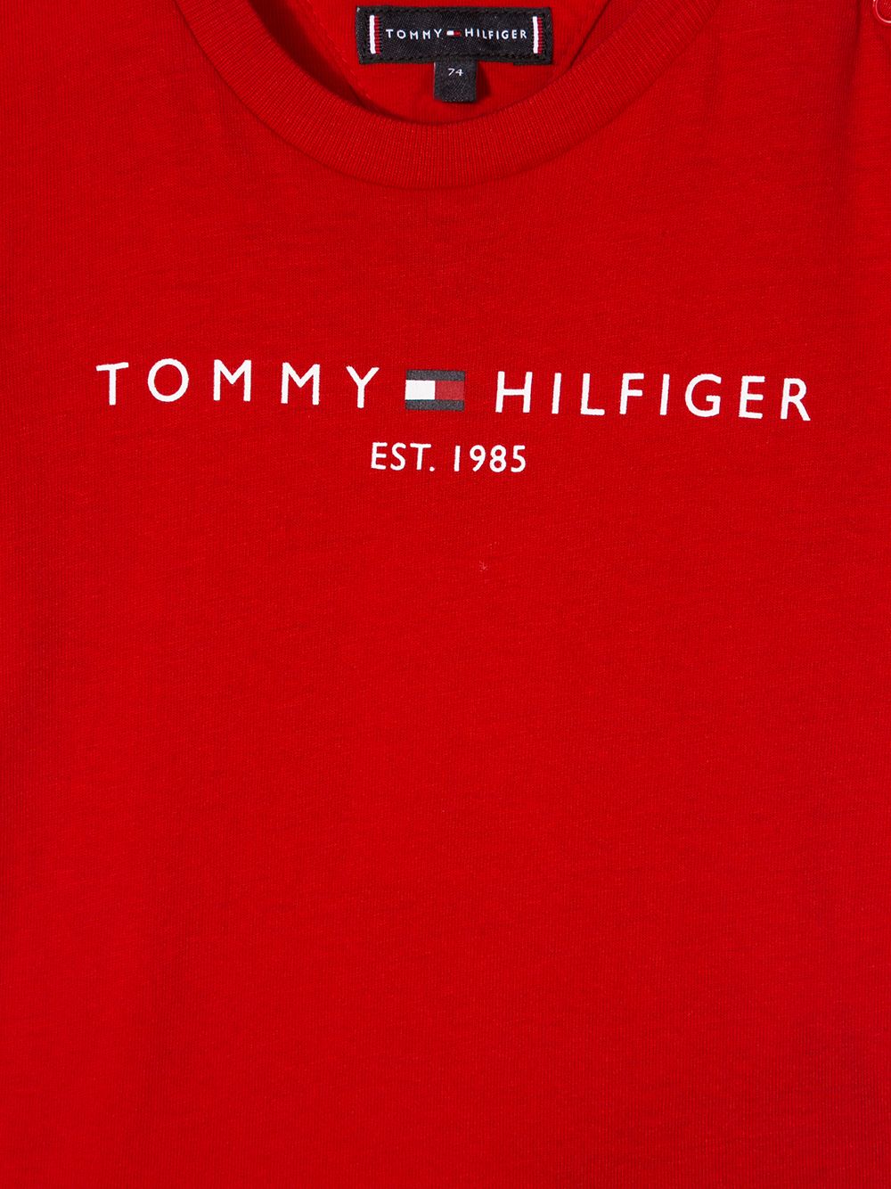 фото Tommy hilfiger junior logo print t-shirt