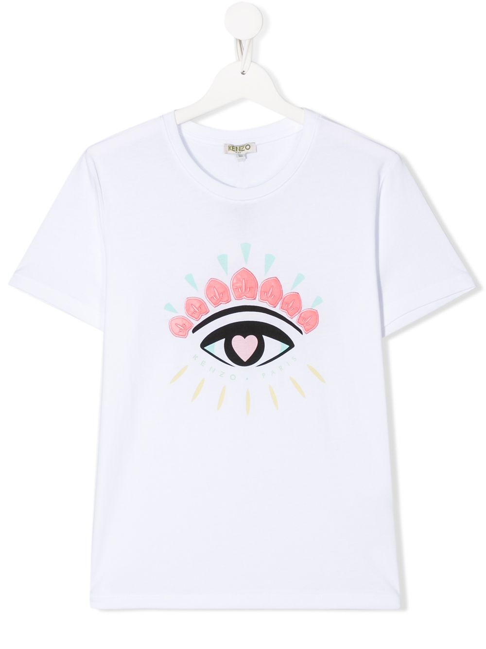 фото Kenzo kids teen logo patch t-shirt