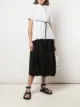 Image 2 of Sacai pleated mid skirt