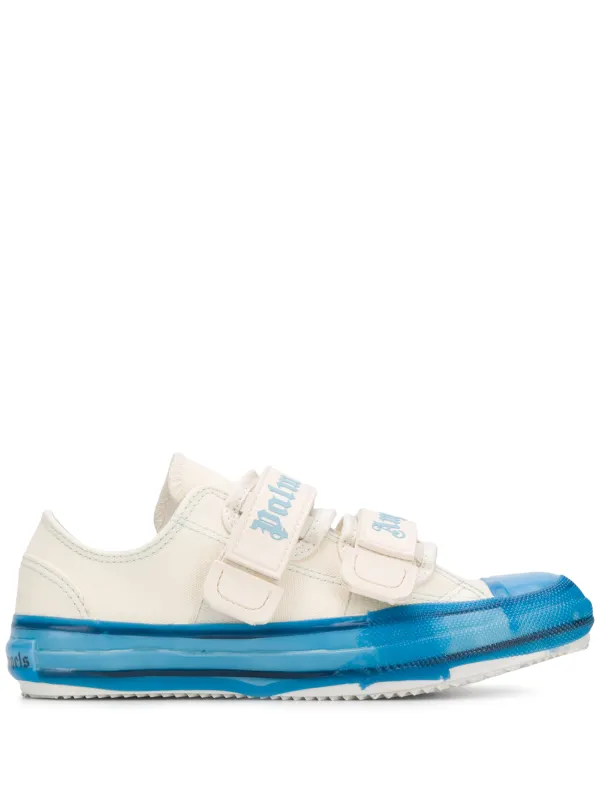 palm angels white logo vulcanized sneakers