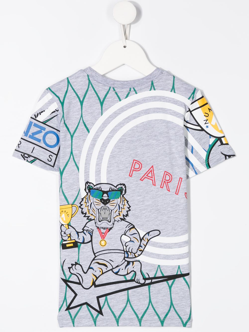 фото Kenzo kids logo patchwork t-shirt