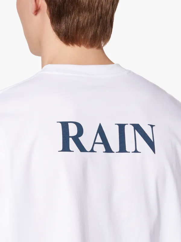 RAIN x SHINE White Cotton T-Shirt