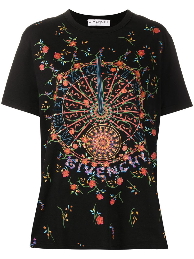 Givenchy T-shirt Mit Print In Black