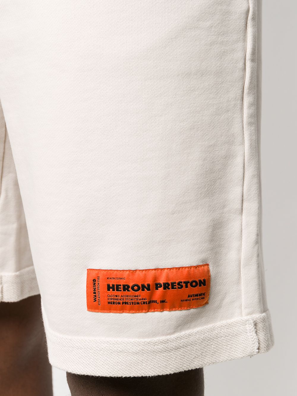 фото Heron preston logo patch track shorts