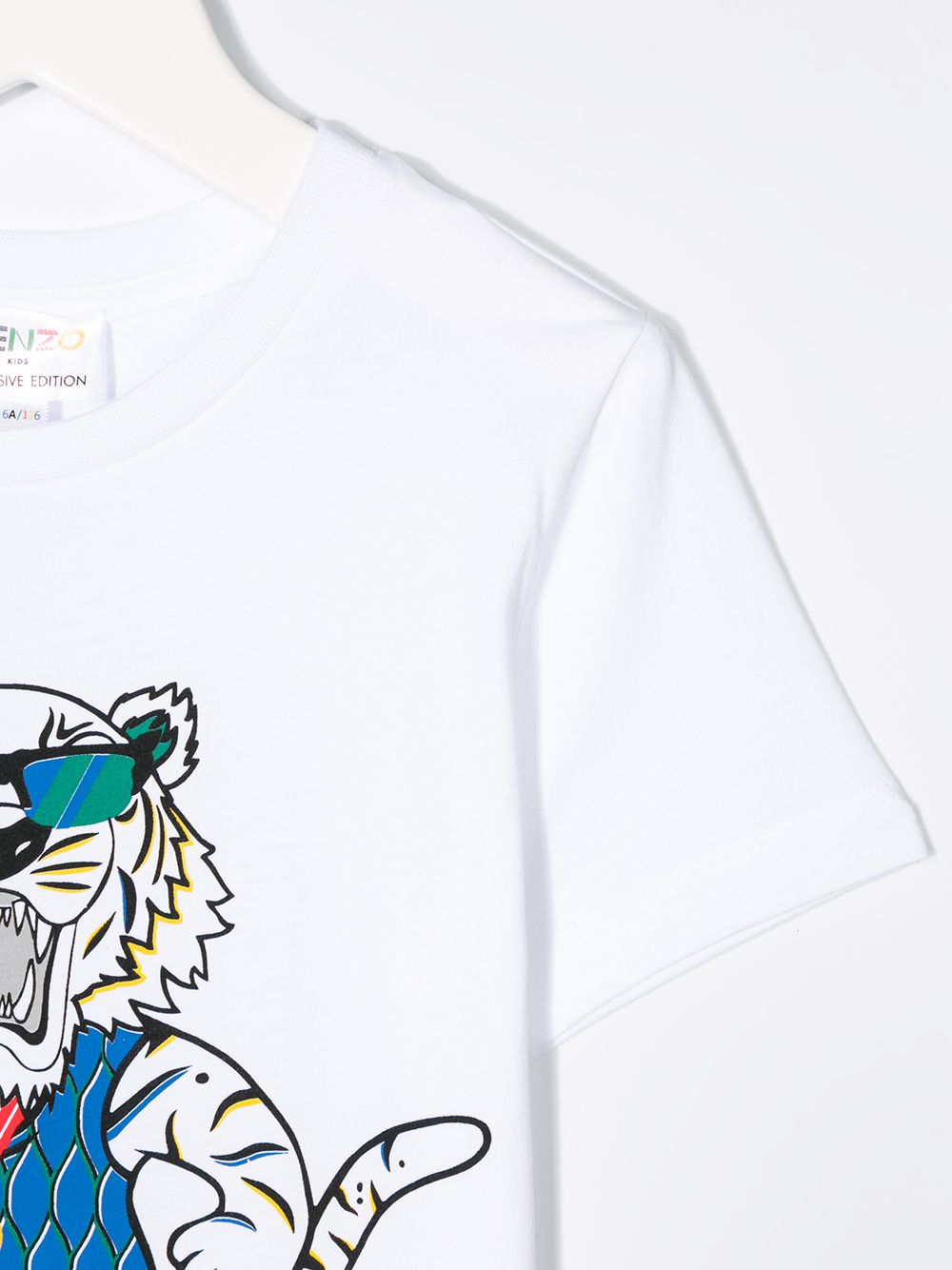 фото Kenzo kids logo graphic print t-shirt