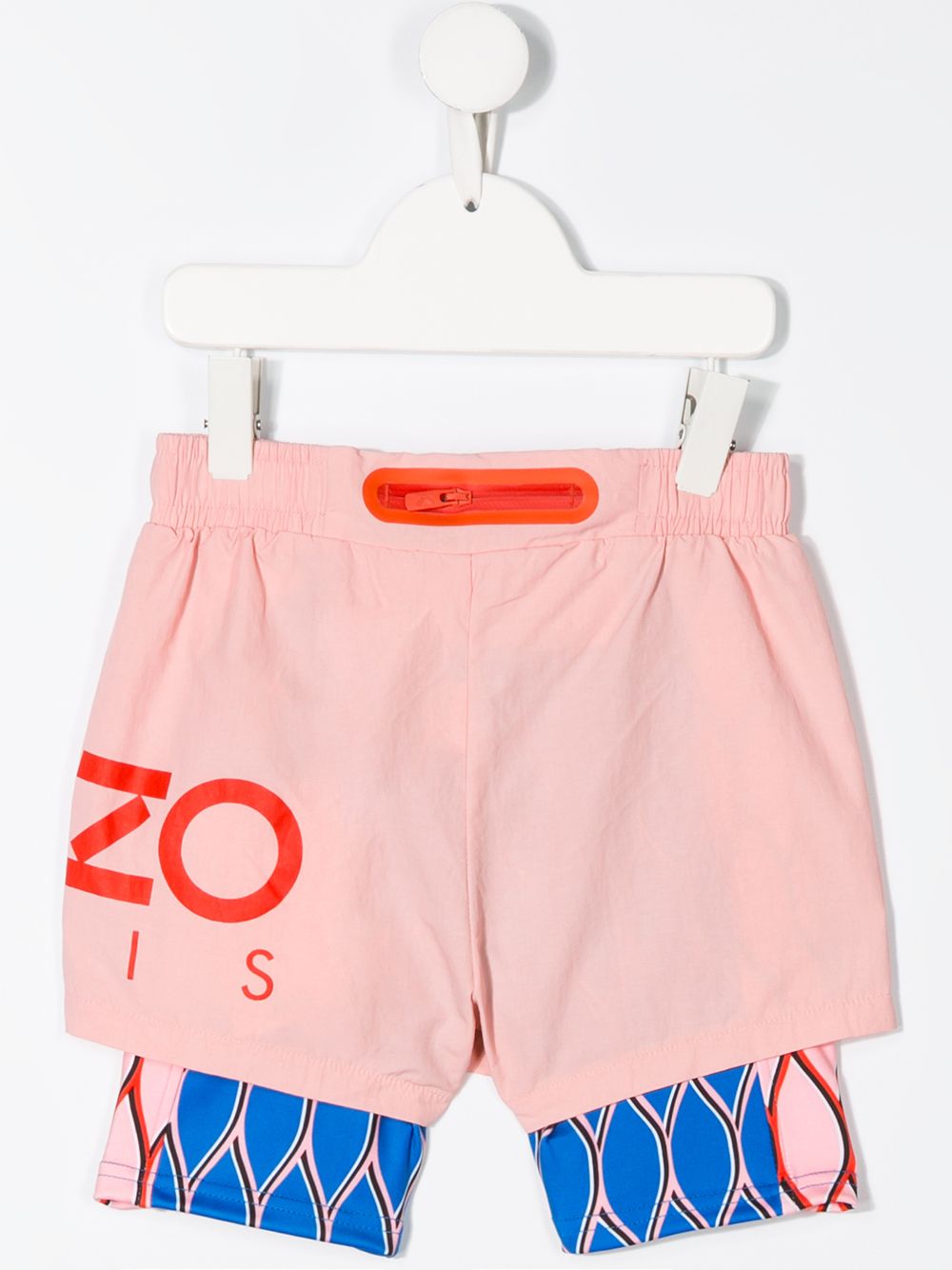 фото Kenzo kids logo drawstring shorts