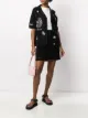 Image 2 of Barrie terrycloth mesh insert skirt