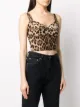 Dolce & Gabbana leopard print bustier top