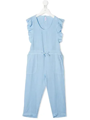 girls linen jumpsuit