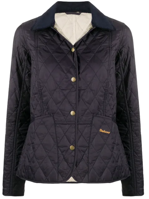 Barbour Summer Liddesdale corduroy-collar quilted jacket