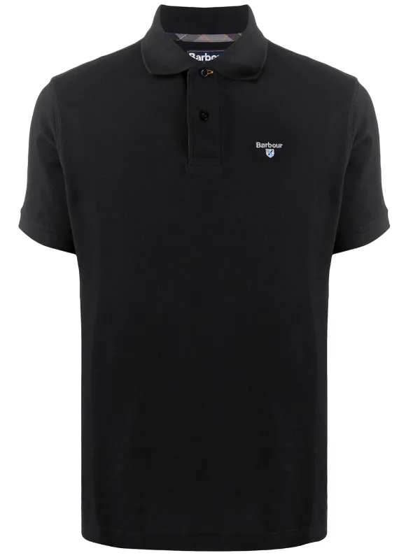 black barbour polo shirt