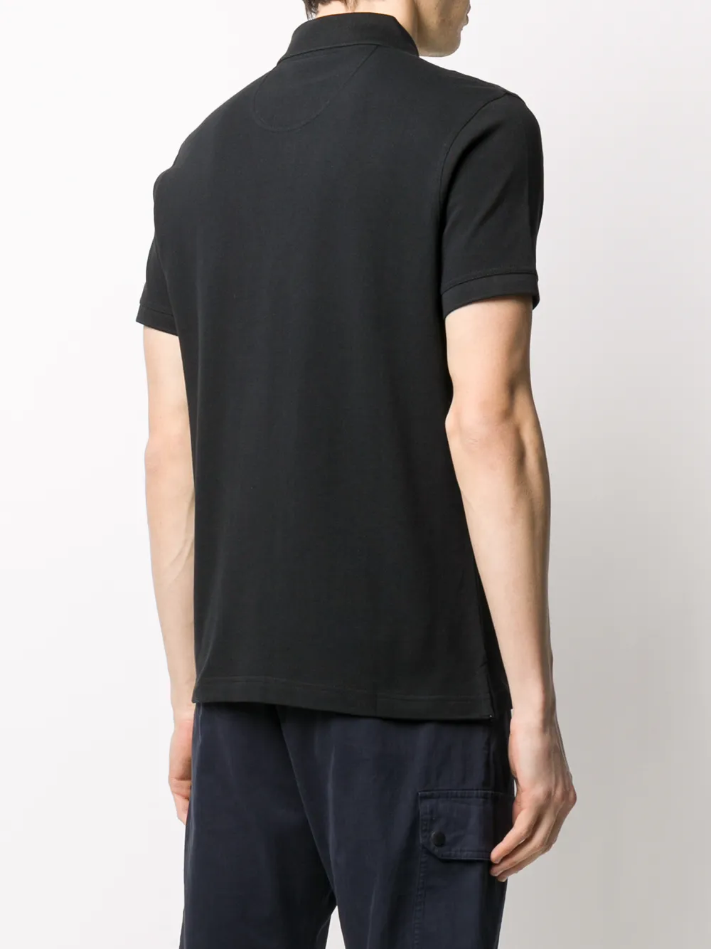 Barbour Poloshirt met geborduurd logo Zwart