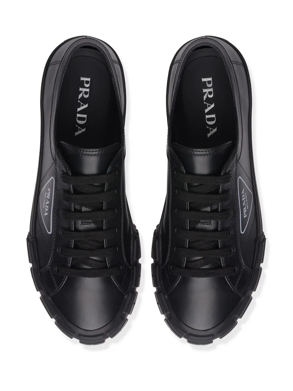 Prada Wheel Sneakers | Black | FARFETCH
