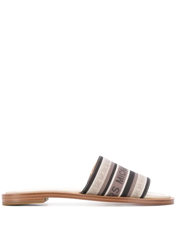 michael kors logo sandals