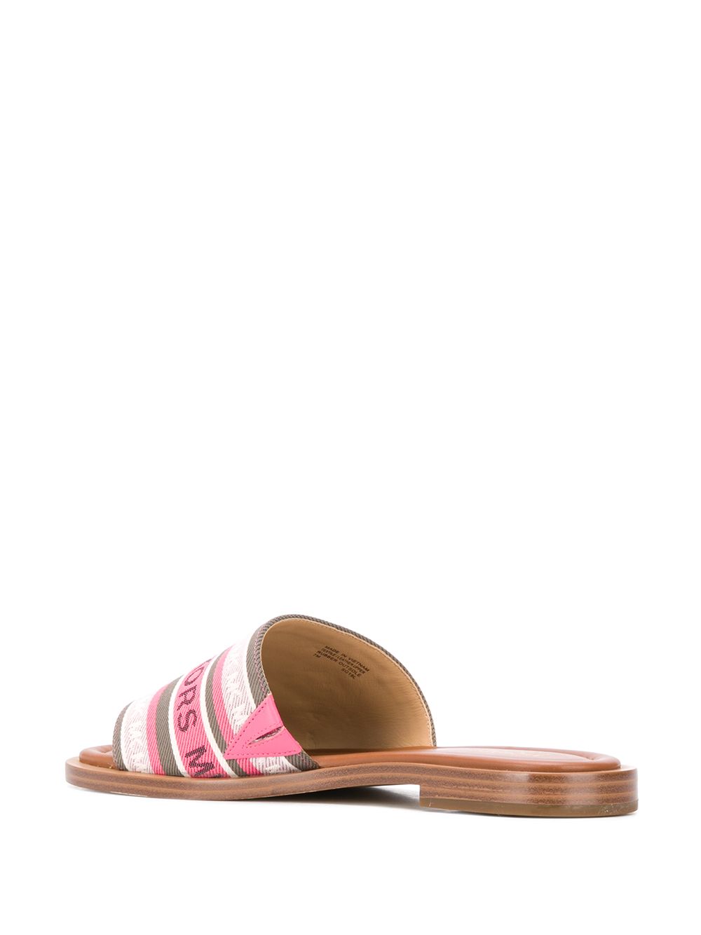 фото Michael michael kors logo strap slides