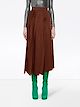 Gucci asymmetric pleated skirt