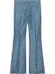 Image 1 of Gucci GG lamé flare trousers