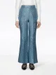 Gucci GG lamé flare trousers