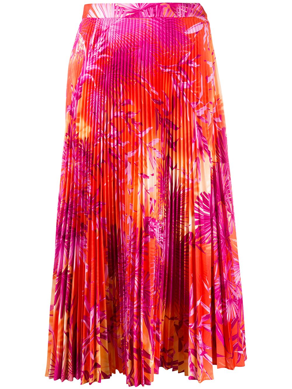 фото Versace плиссированная юбка миди с принтом