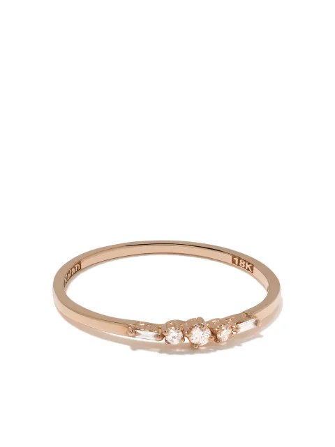 Suzanne Kalan 18kt rose gold Thin Playful diamond band