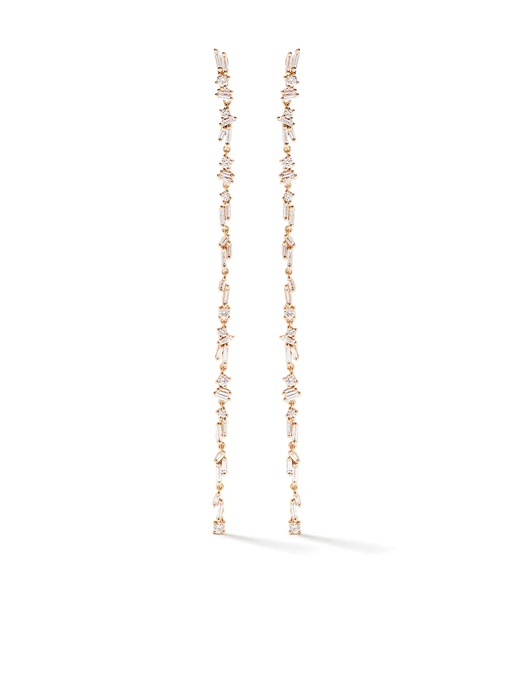 Suzanne Kalan boucles d'oreilles Fireworks Sparkler Flexible en or rose 18ct ornées de diamant Suzanne Kalan boucles d'oreilles Fireworks Sparkler Flexible en or rose 18ct ornées de diamant