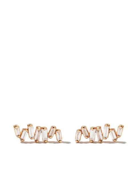 Suzanne Kalan 18kt 'Classic Fireworks' Rotgoldohrstecker mit Diamanten