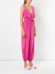 Brigitte ruffled silk jumpsuit