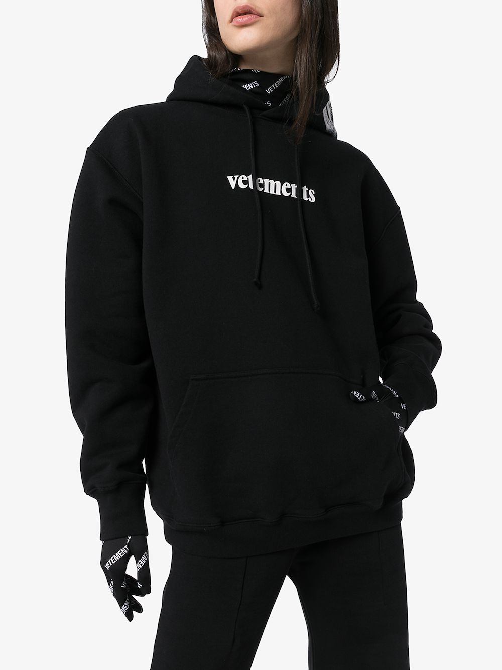 vetements shipping label shirt