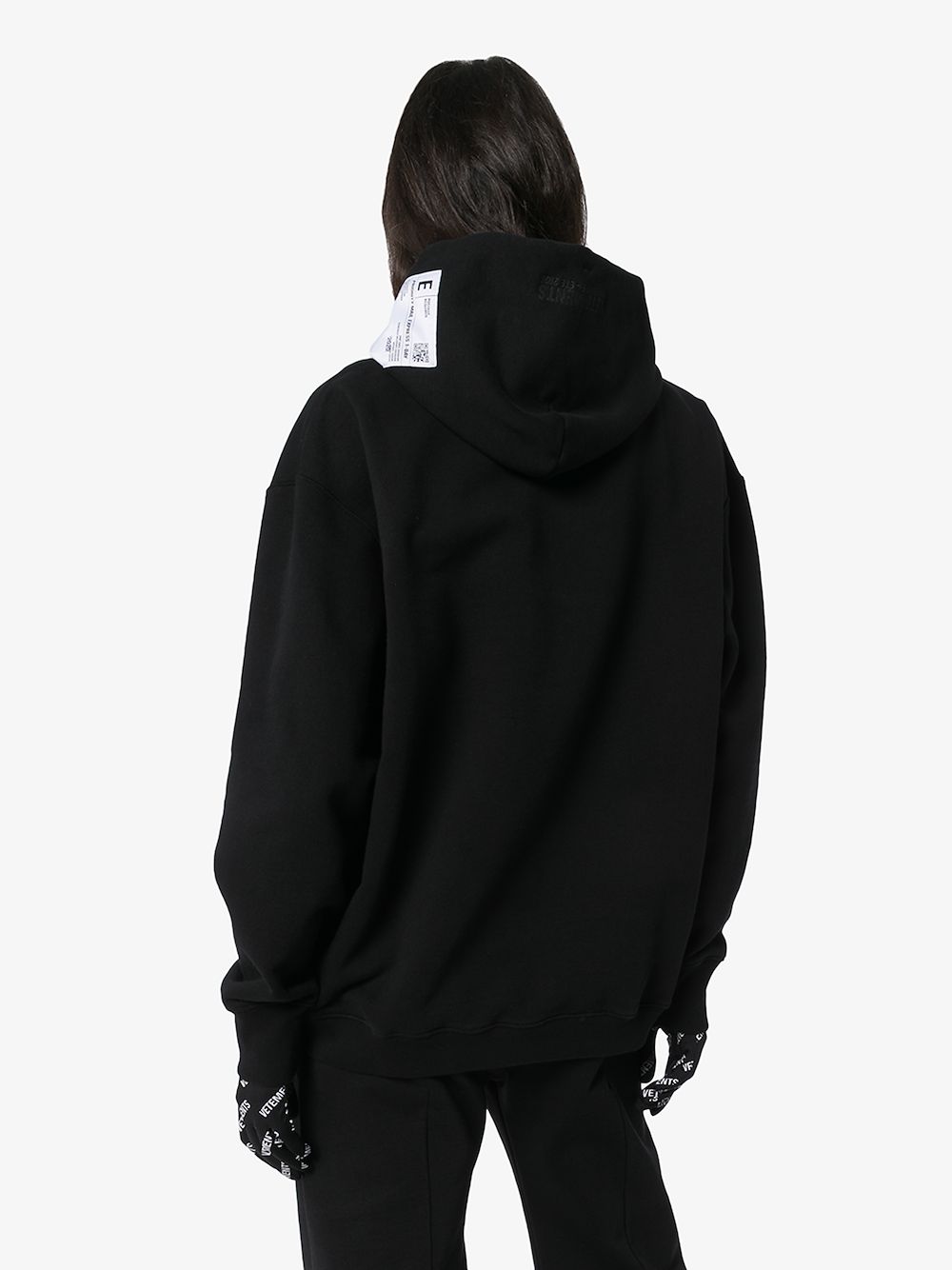 vetements shipping label shirt