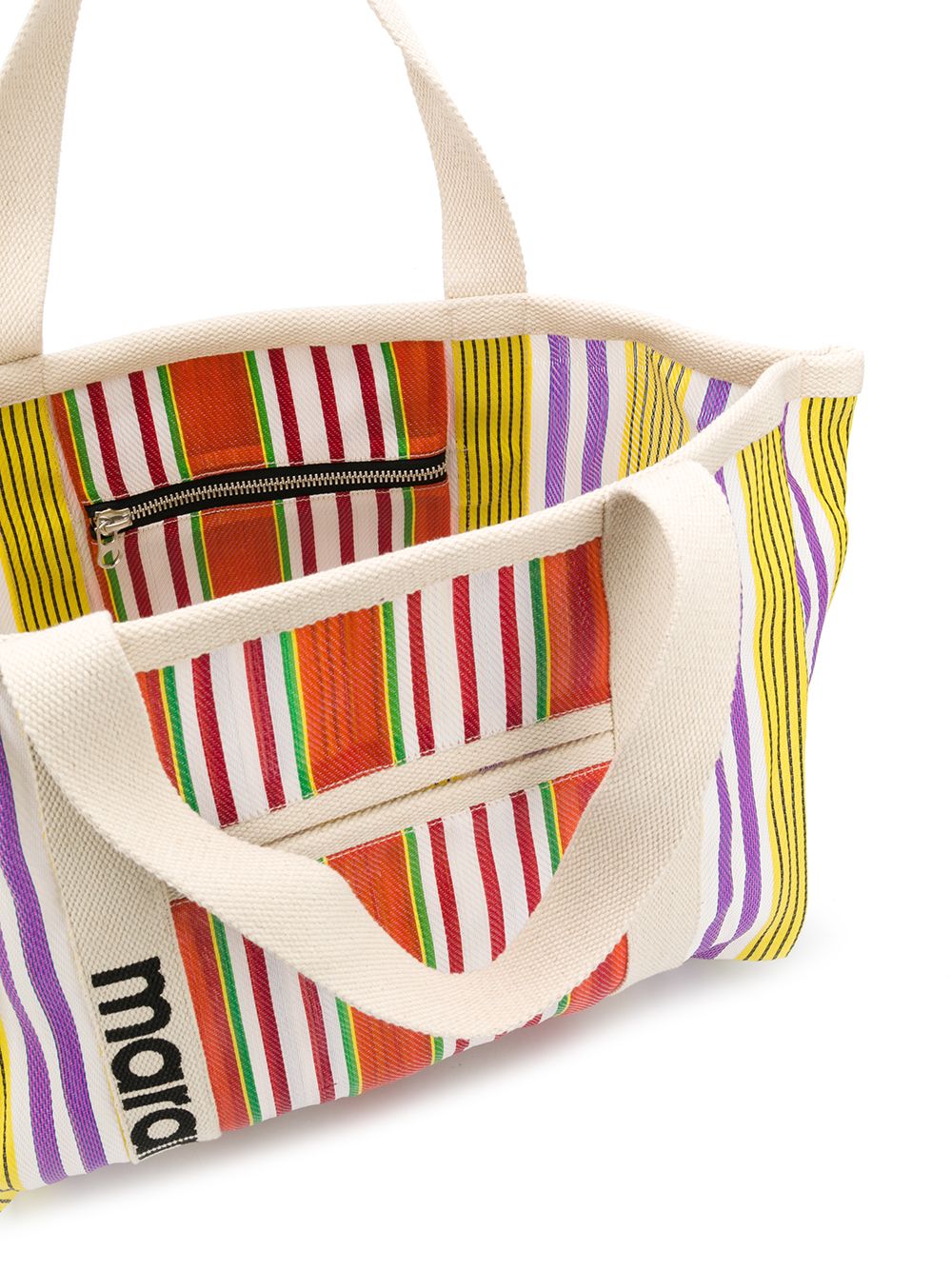 фото Isabel marant darwen striped tote bag