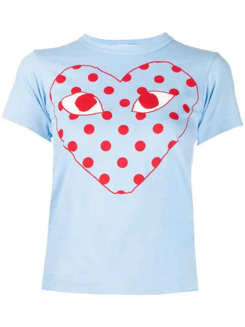 Comme Des Garçons Play logo print T-shirt