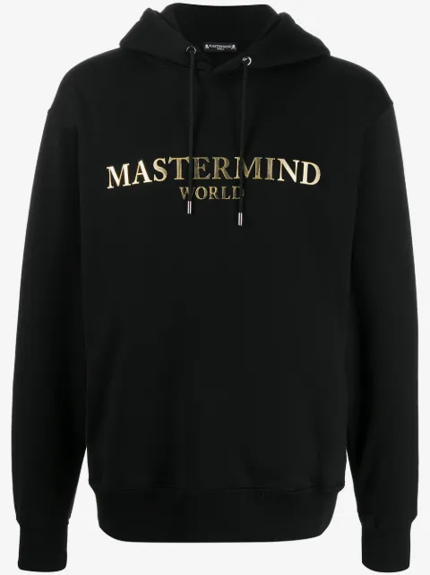 Mastermind World logo plaque hoodie