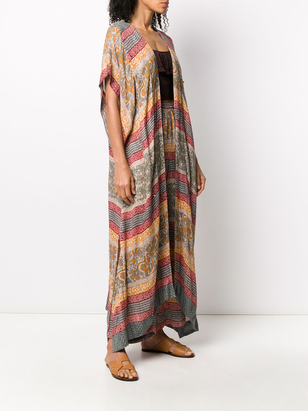 фото Mes demoiselles katha tribal-print kimono