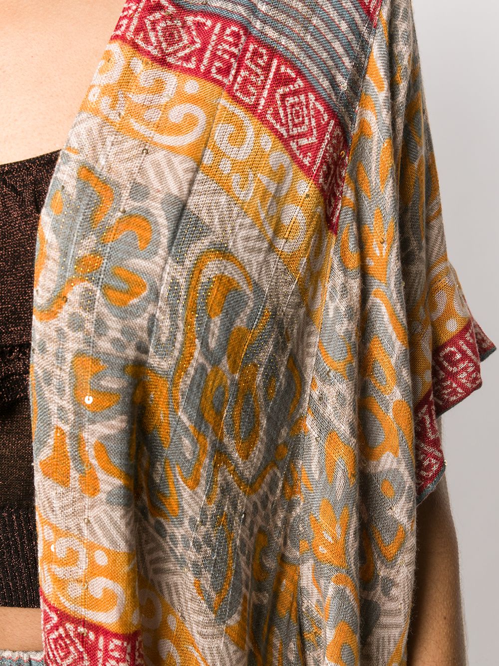 фото Mes demoiselles katha tribal-print kimono