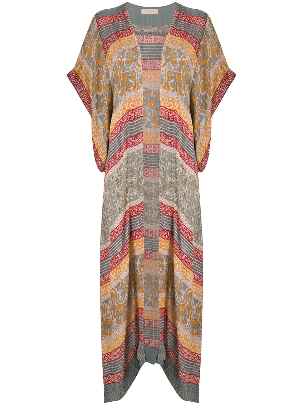 фото Mes demoiselles katha tribal-print kimono